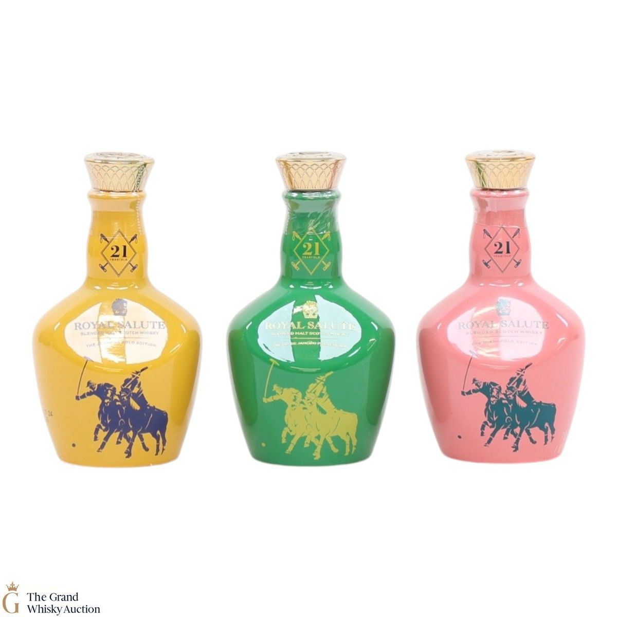 Chivas - Royal Salute - 21 Year Old - The Polo Editions (3 x 5cl)