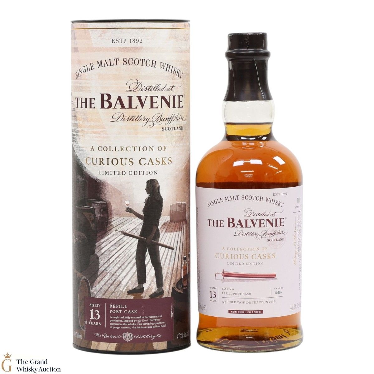 Balvenie - 13 Year Old 2012 - Refill Port Cask Finish #10205 - A Collection of Curious Casks 
