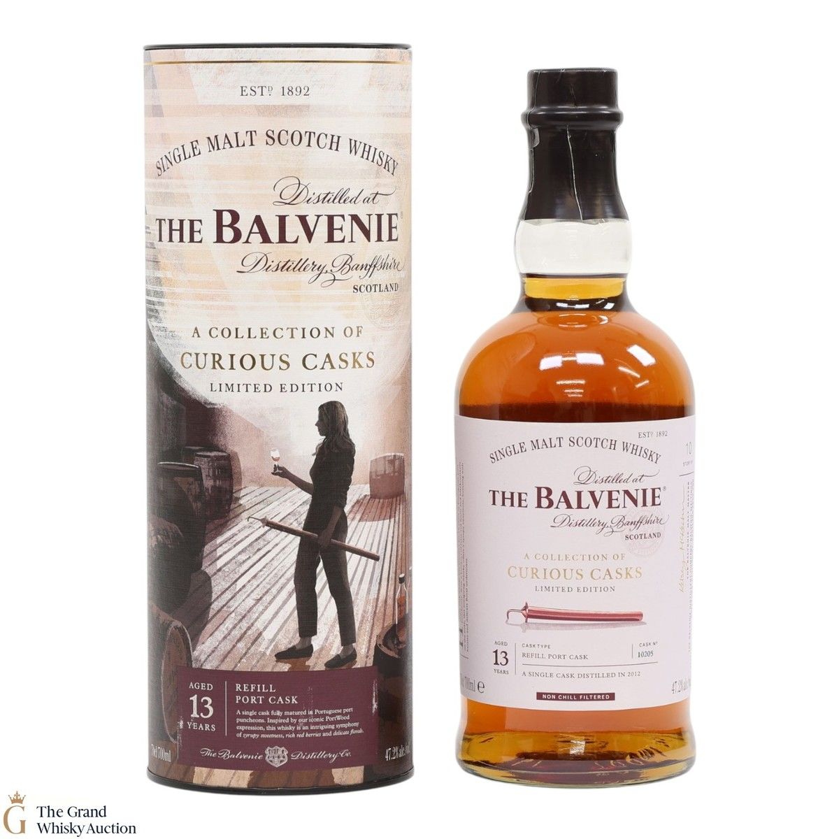 Balvenie - 13 Year Old 2012 - Refill Port Cask Finish #10205 - A Collection of Curious Casks 