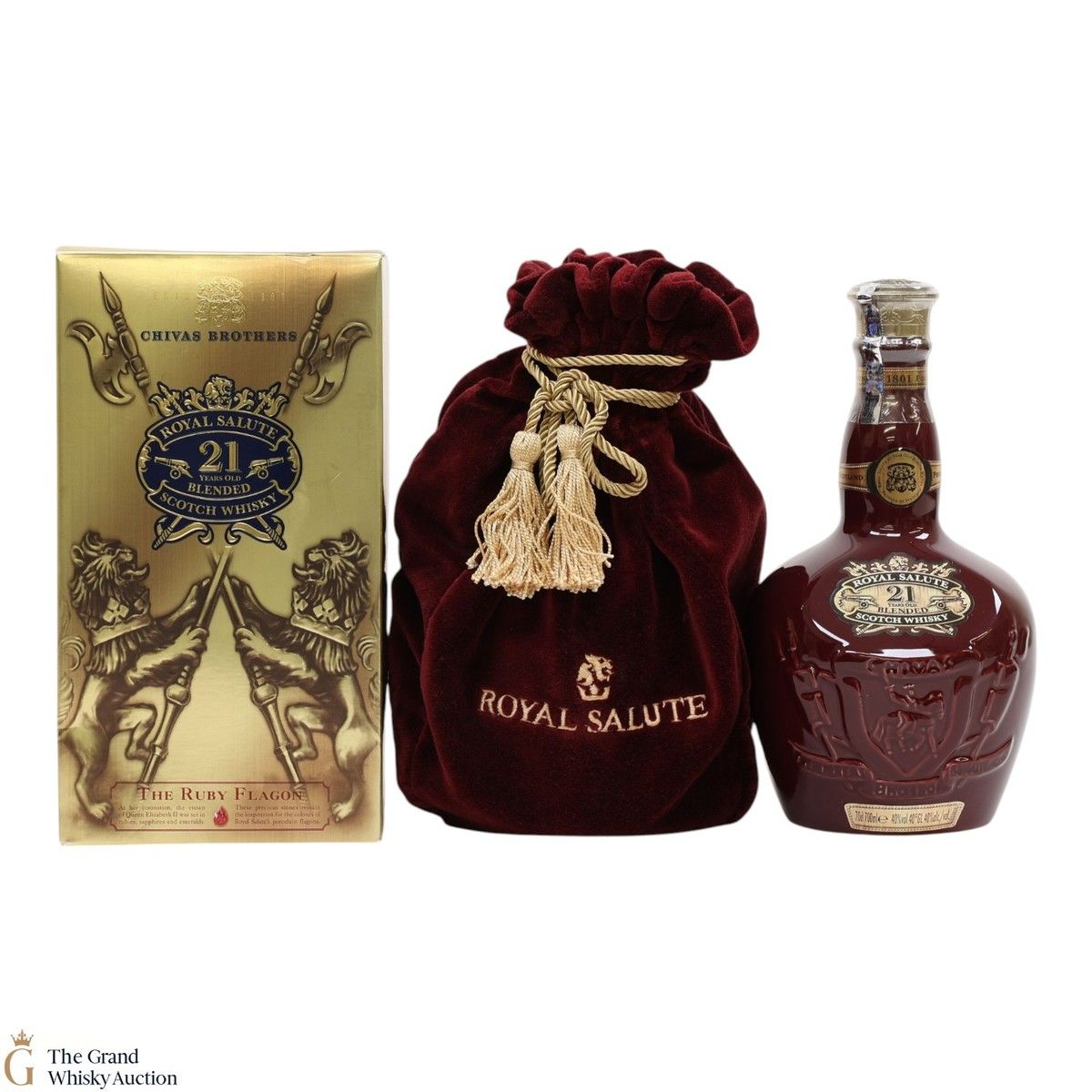 Chivas - Royal Salute - 21 Year Old - Ruby Flagon