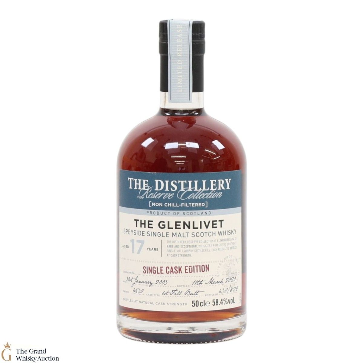 Glenlivet - 17 Year Old 2003 #4530 - Distillery Reserve Collection (50cl)