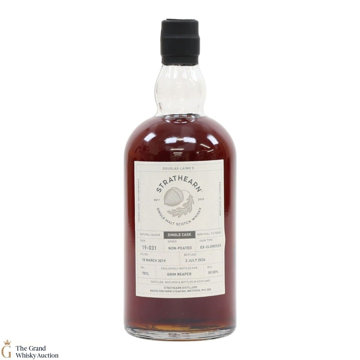 Strathearn - 2019 Single Cask #19-031 - Exclusively bottled for Dawson-Clark