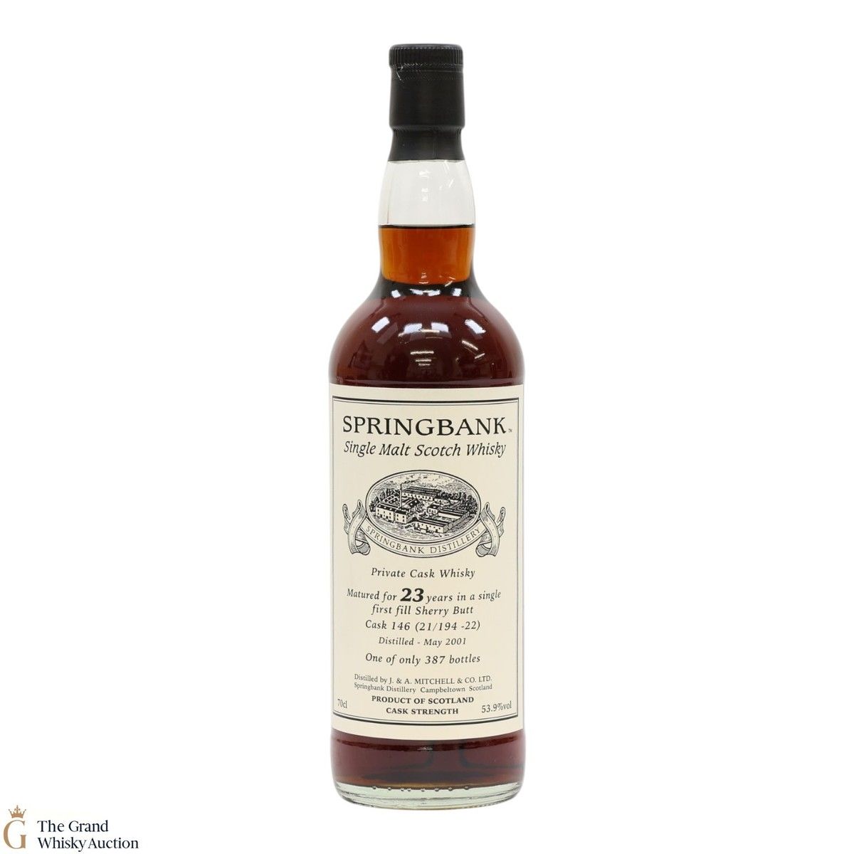 Springbank - 23 Year Old 2001 - Single Sherry Cask #146 - Private Bottling