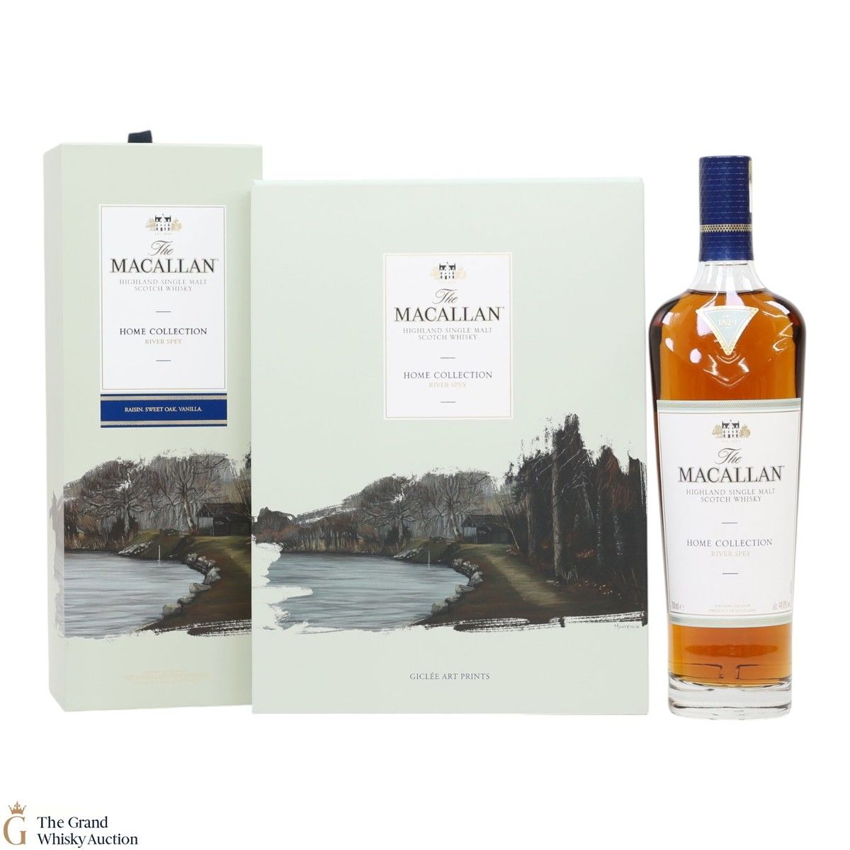 Macallan - Home Collection - River Spey (1x70cl) & Giclee Art Prints