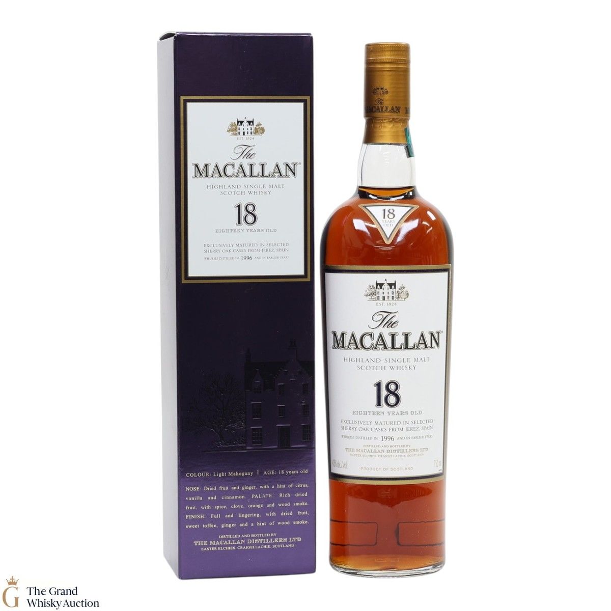 Macallan - 18 Year Old - Sherry Oak (1996) 75cl
