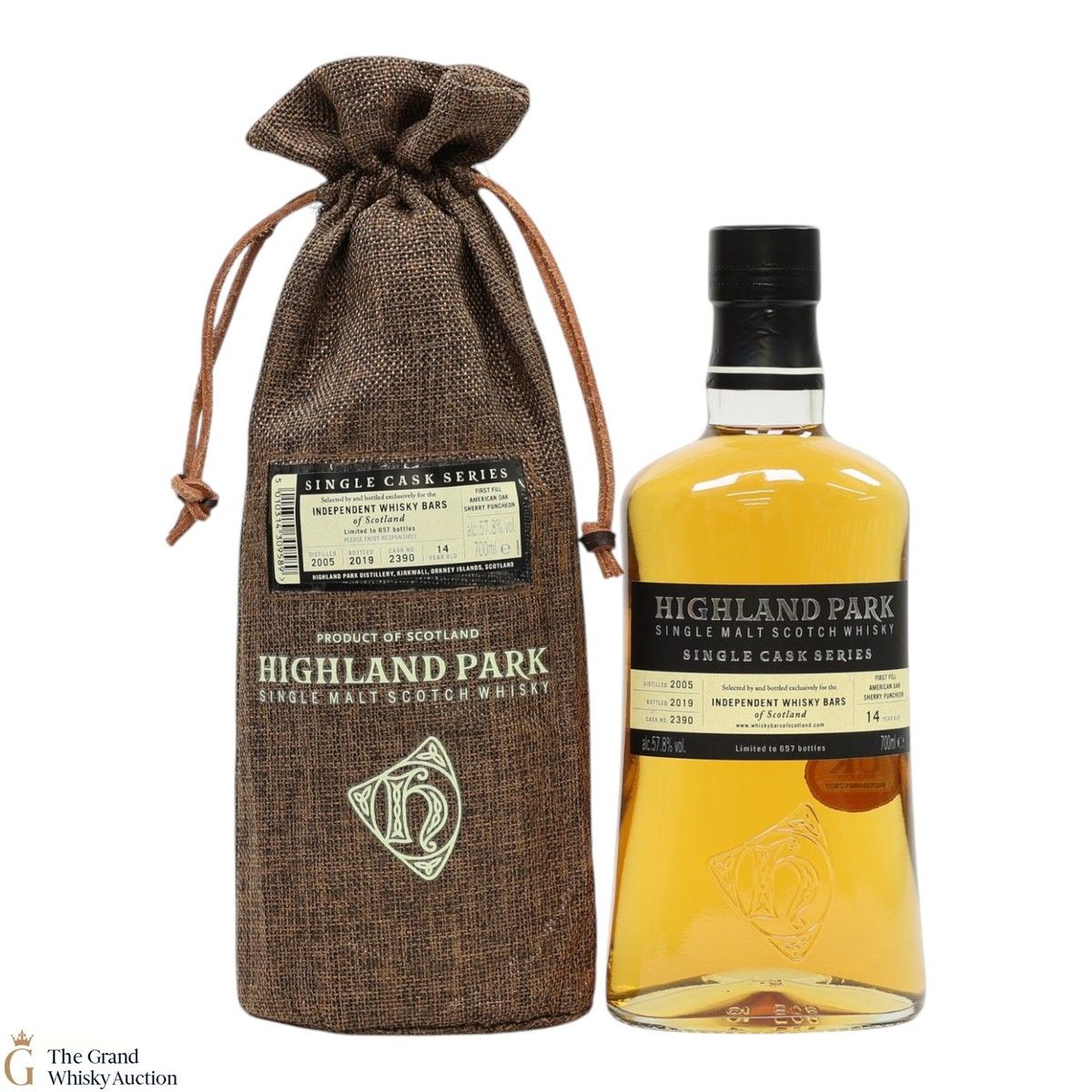 Highland Park - 14 Year Old - 2005 Single Cask Independent Whisky Bars of Scotland Cask #2390