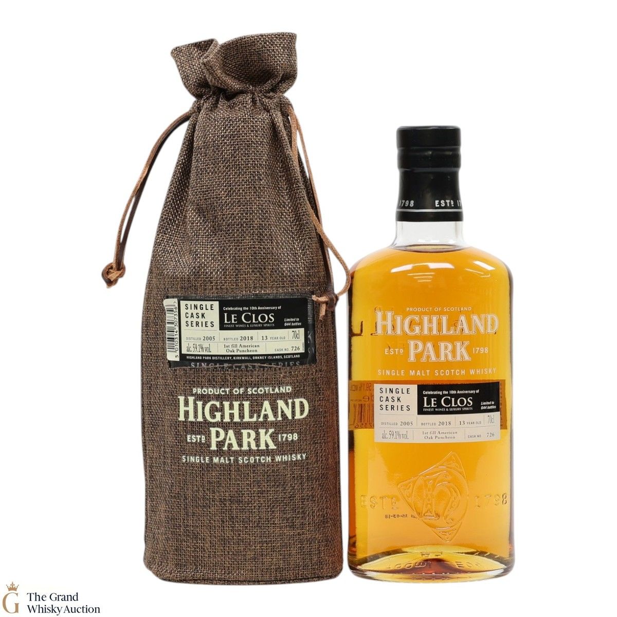 Highland Park - 13 Year Old - Single Cask #726 - Le Clos