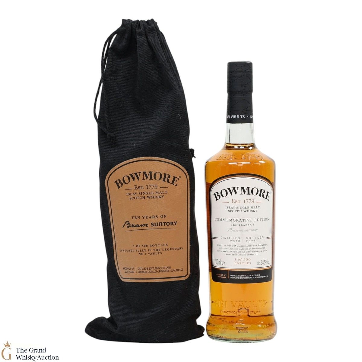 Bowmore - 8 Year Old - Commemorative Edition - Ten Years Of Beam Suntory