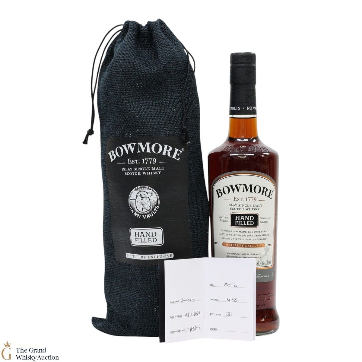 Bowmore - 27 Year Old 1996 Hand Filled - Sherry Cask #1458
