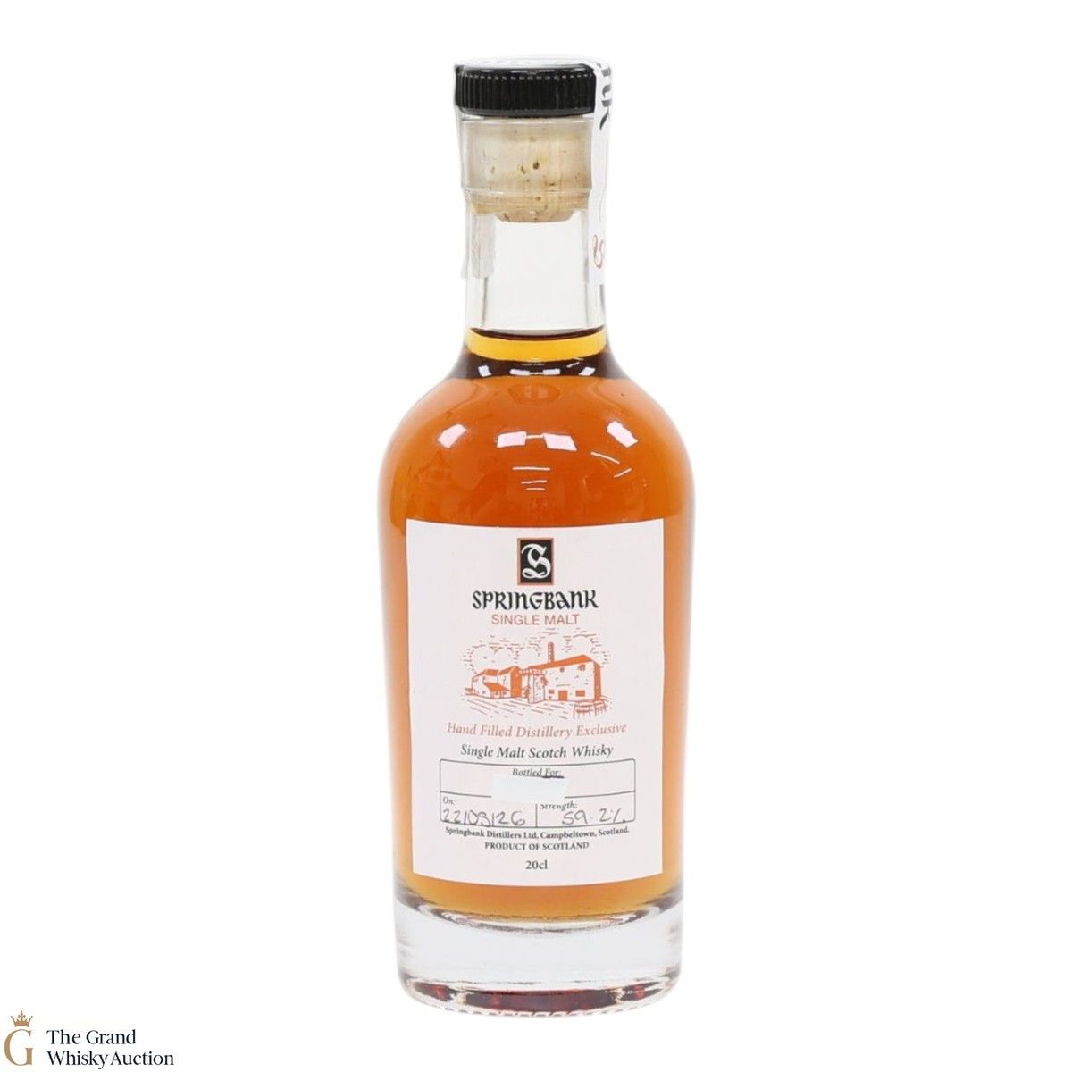 Springbank - 2026 Handfilled Distillery Exclusive 59.2% (20cl)