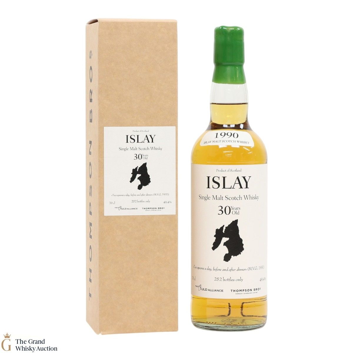 Islay - 30 Year Old 1990 - Thompson Bros - Auld Alliance