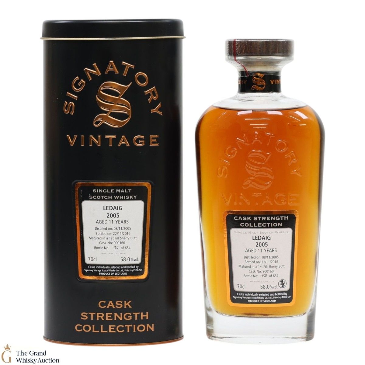 Ledaig - 11 Year Old 2005 - Single Cask #900160 - Signatory Vintage