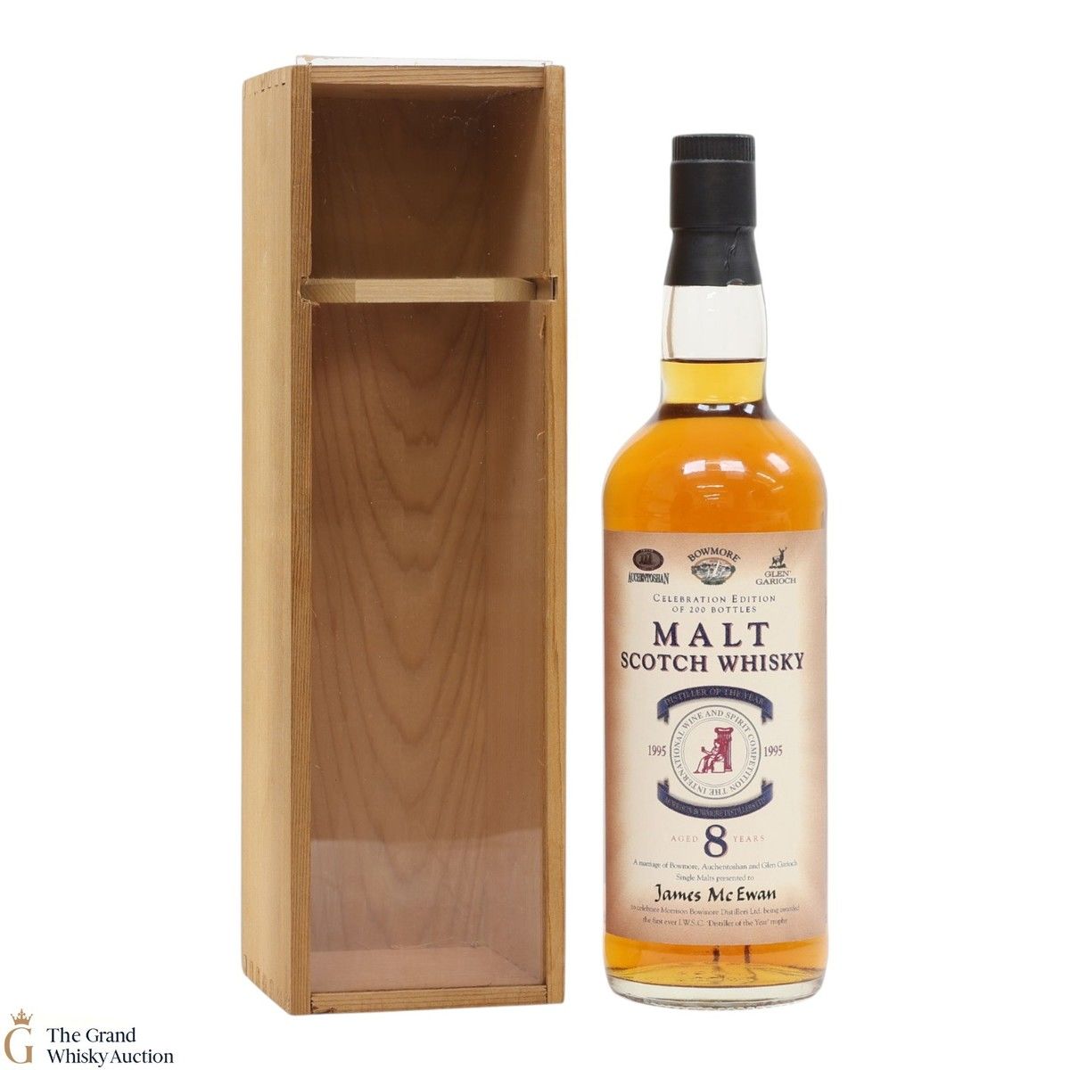 Morrison Bowmore - 8 Year Old - Distiller Of the Year 1995 - Blended Malt Bowmore, Auchentoshan & Glen Garioch