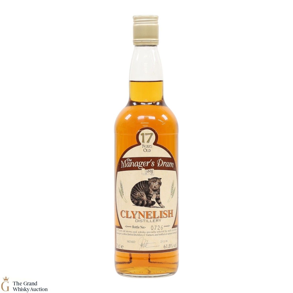 Clynelish - 17 Year Old - The Manager's Dram 1998