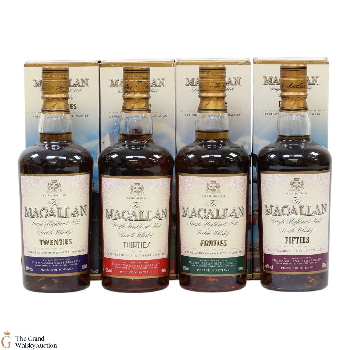Macallan - Travel Decades Series (4 x 50cl)