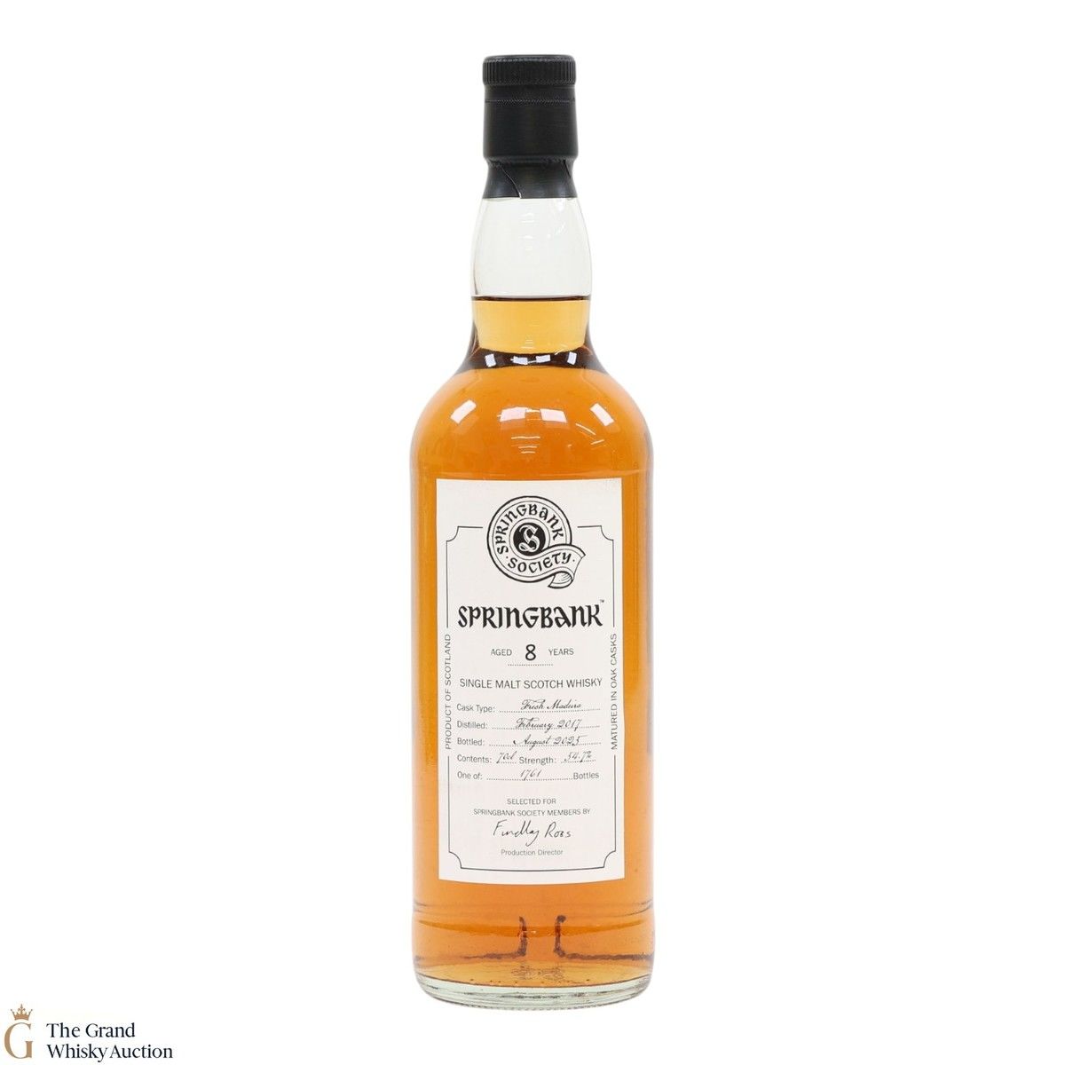 Springbank - 8 Year Old 2017 - Fresh Madeira - Springbank Society