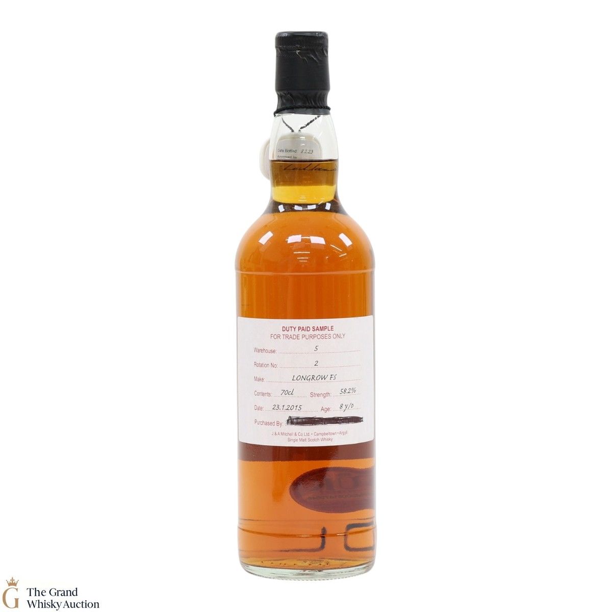 Longrow - 8 Year Old 2015 Fresh Sherry - Duty Paid Sample 58.2%