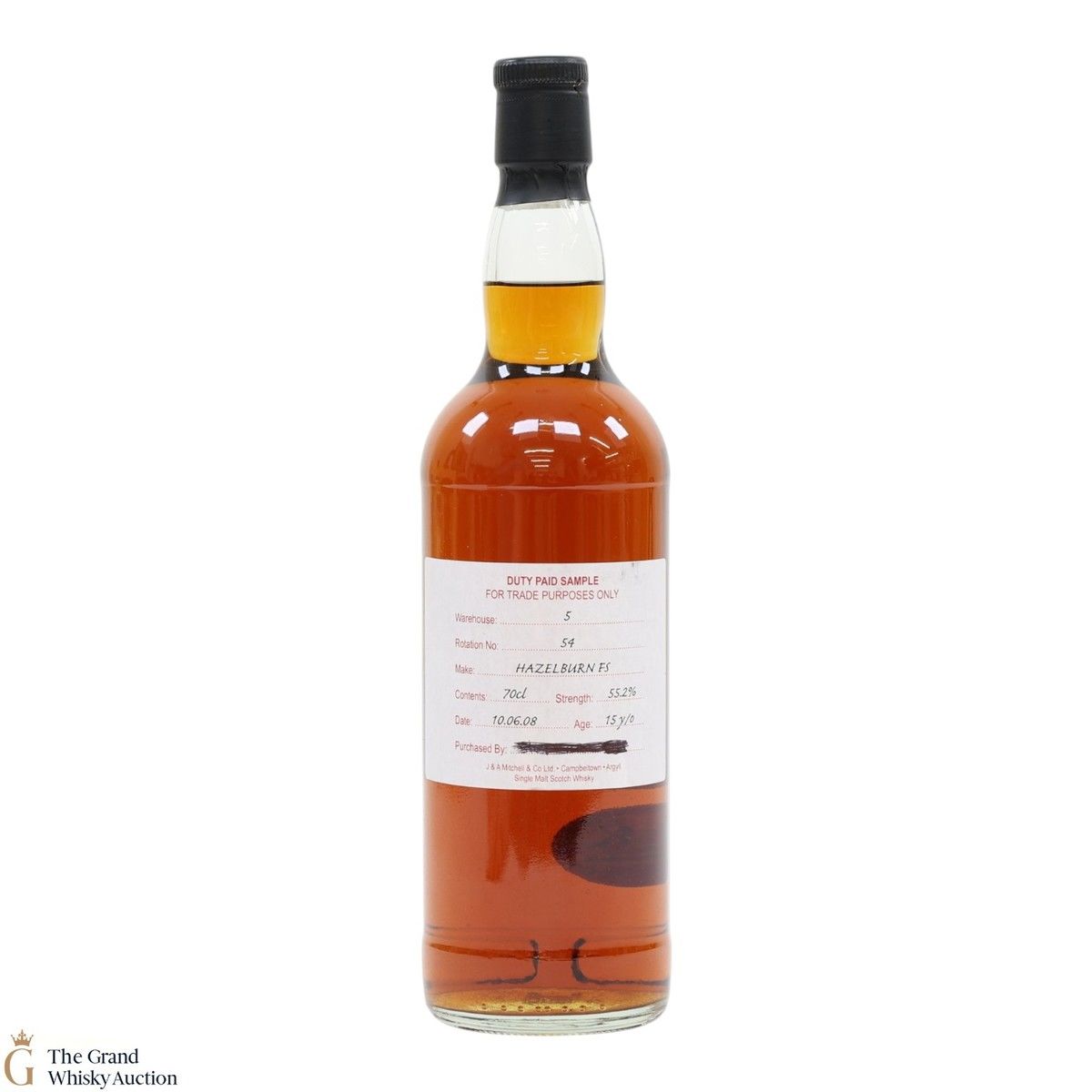 Hazelburn - 15 Year Old 2008 Fresh Sherry - Duty Paid Sample 55.2%