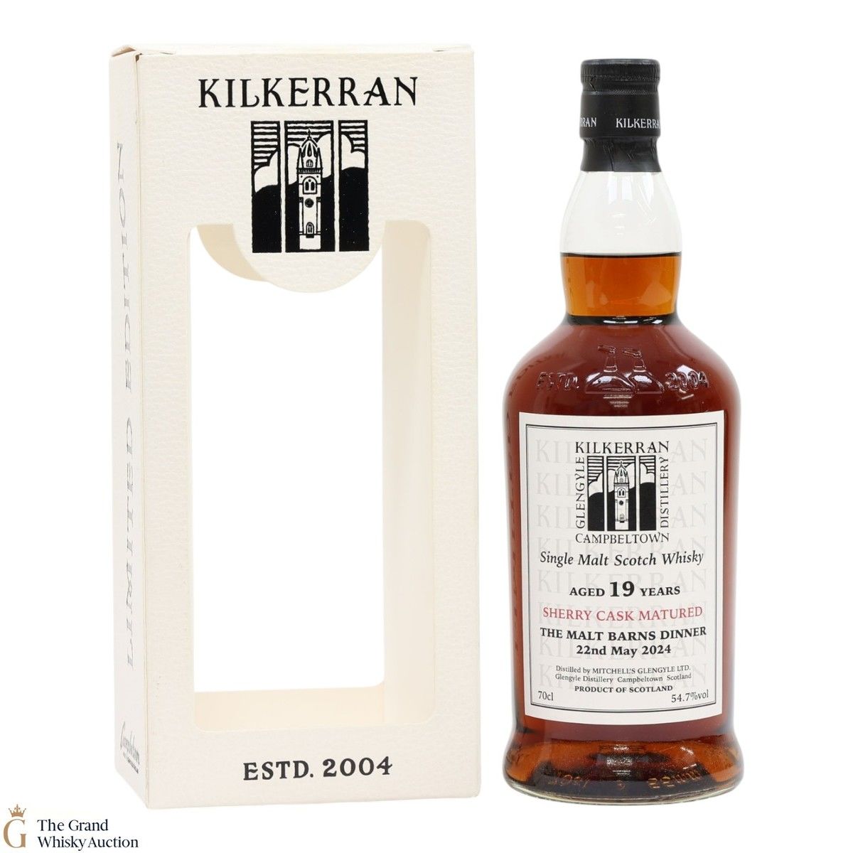 Kilkerran - 19 Year Old - Sherry Cask Malt Barns Dinner May 2024