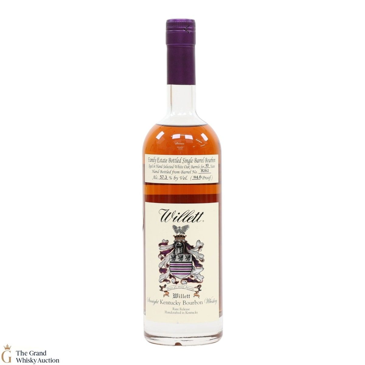Willett Family Estate - 10 Year Old Single Barrel Bourbon #8262 - The Whisky Shop