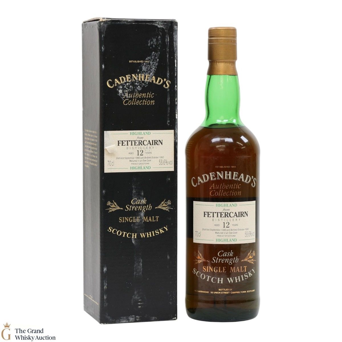 Fettercairn - 12 Year Old 1980 - Cadenhead's Authentic Collection