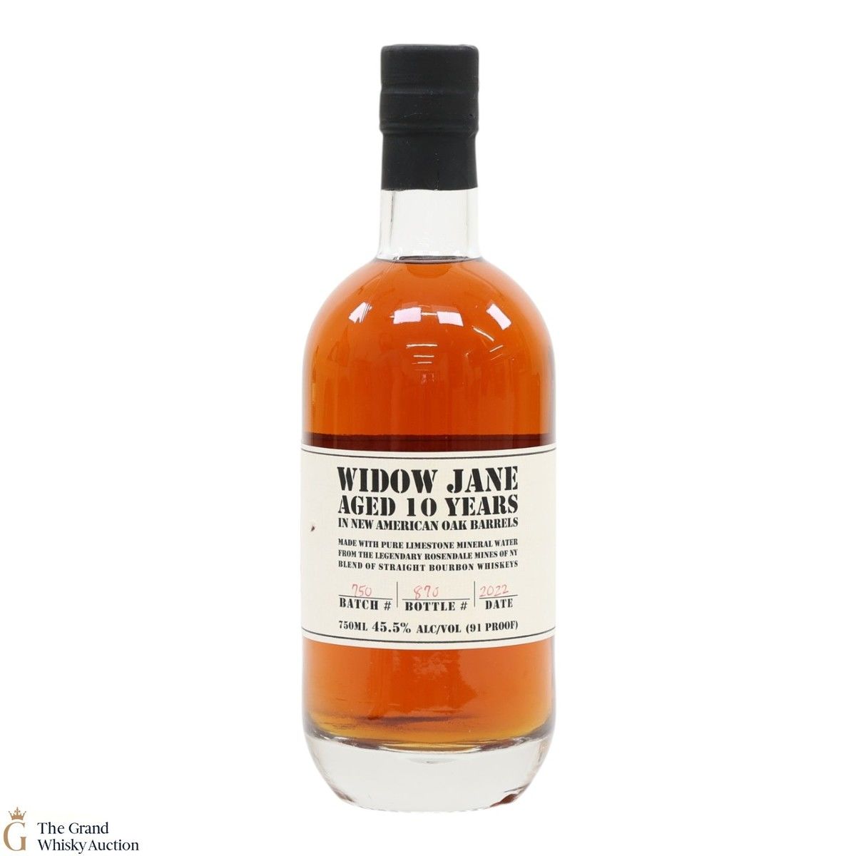 Widow Jane - 10 Year Old - American Oak Batch #750
