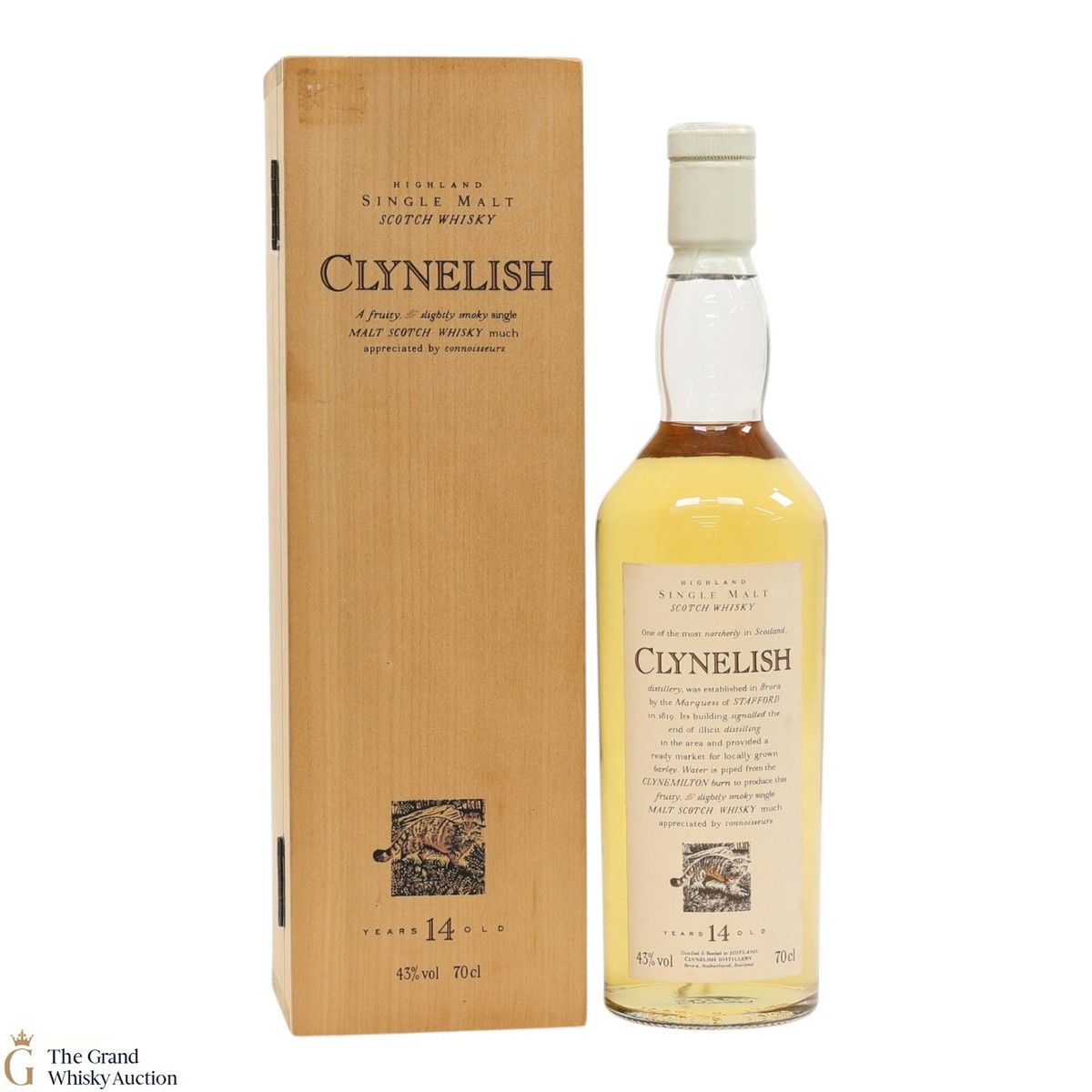 Clynelish - 14 Year Old - Flora and Fauna (Wooden Box & White Cap)
