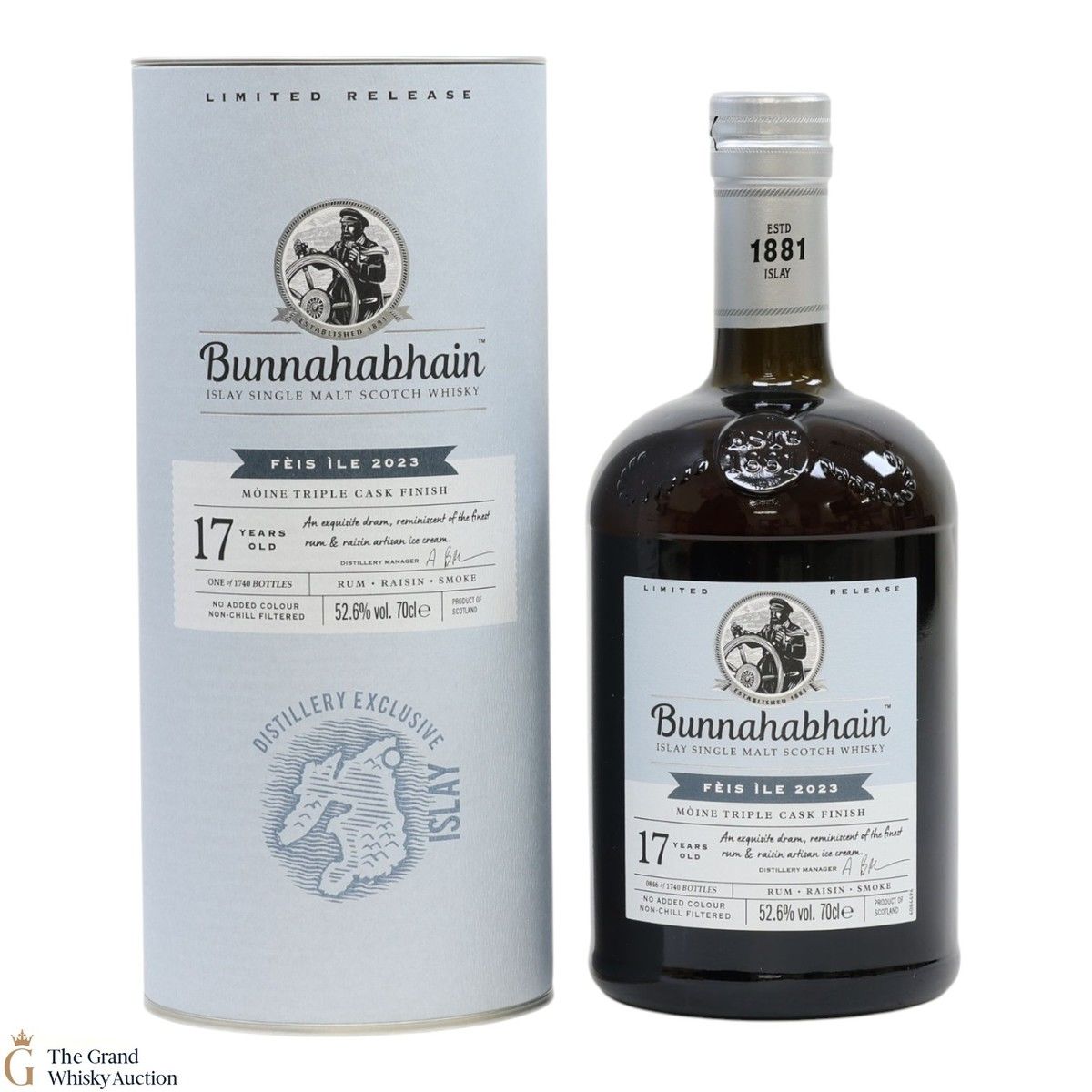 Bunnahabhain - 17 Year Old Mòine Triple Cask Finish - Fèis Ìle 2023