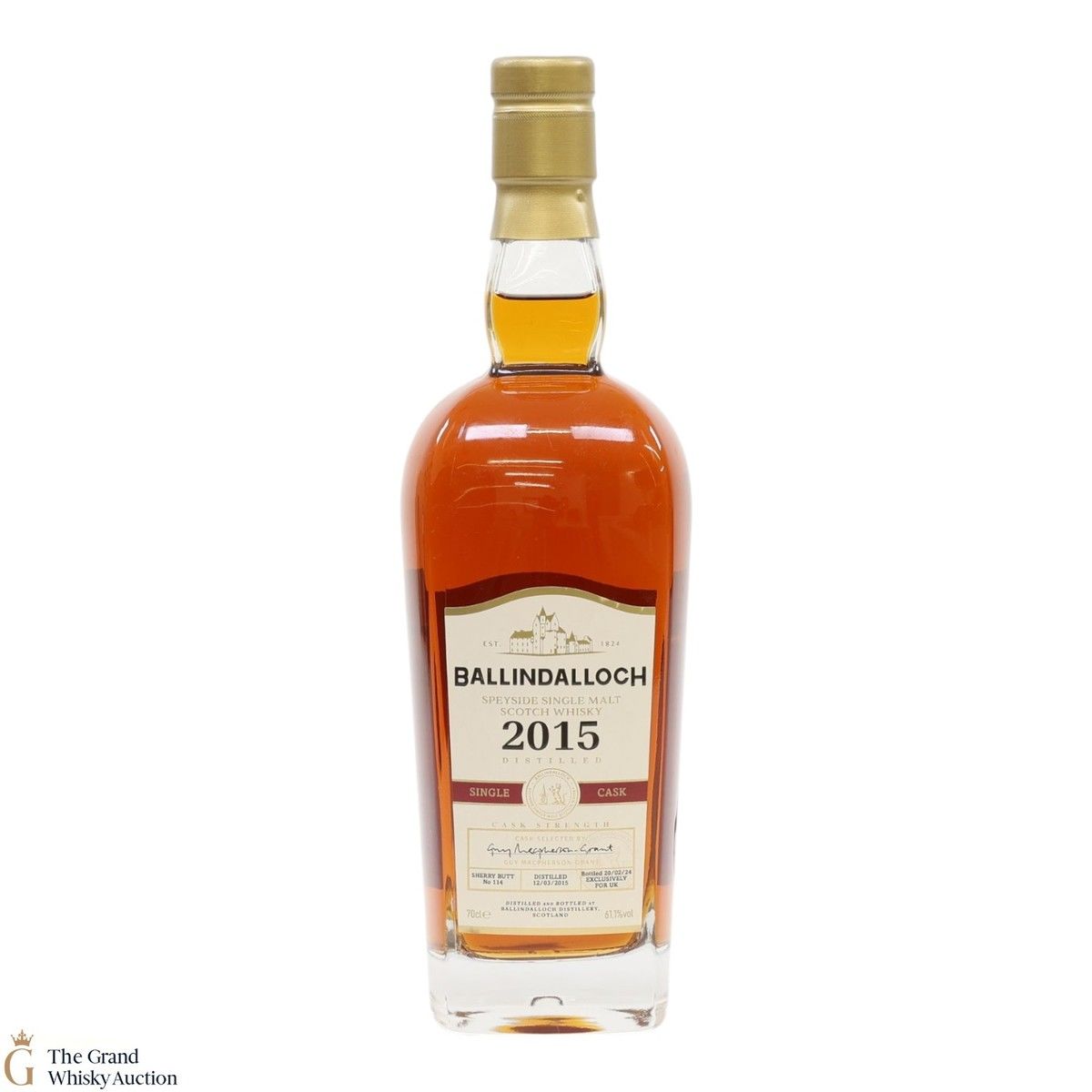Ballindalloch - 2015 Single Oloroso Sherry Cask #114 - 2024 UK Exclusive