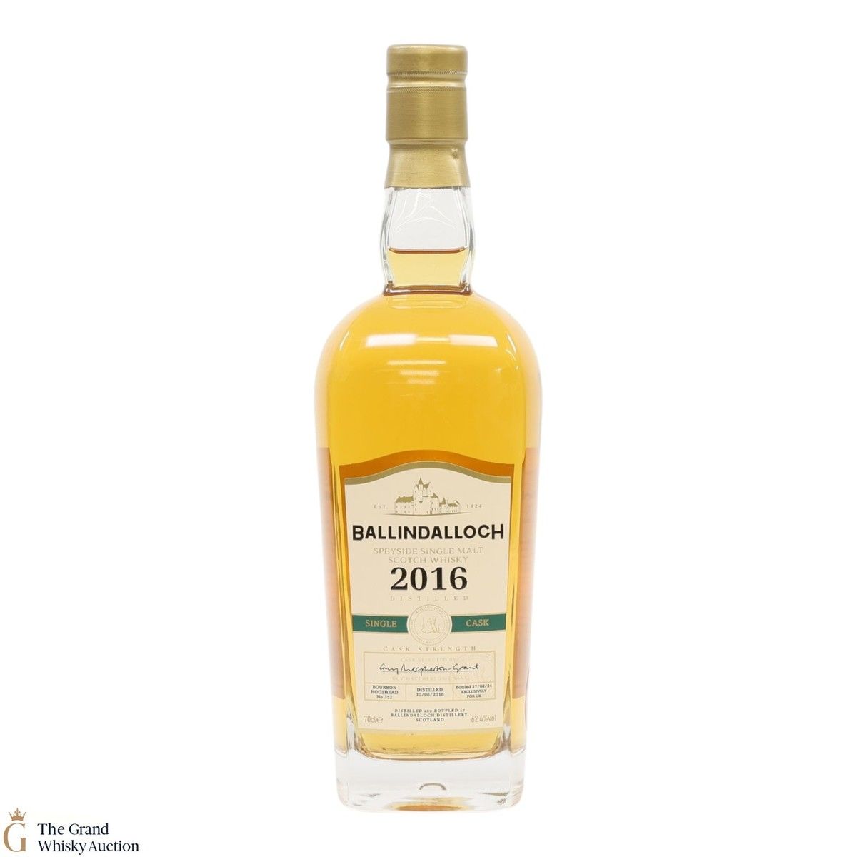 Ballindalloch - 2016 Single Bourbon Hogshead #352 - 2024 UK Exclusive