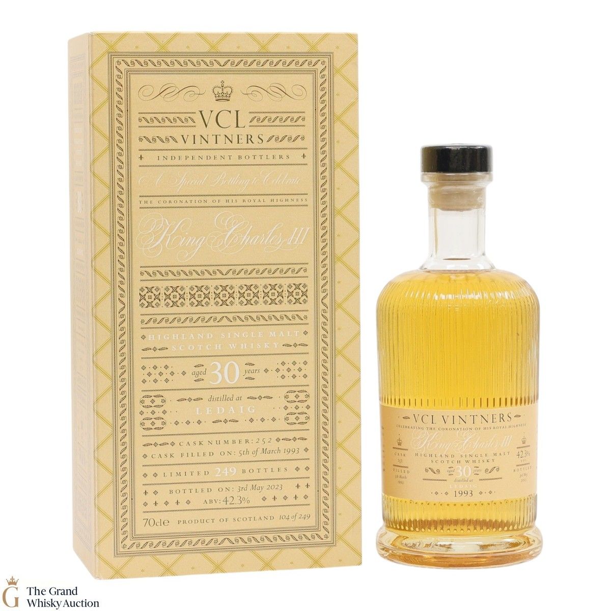 Ledaig - 30 Year Old 1993 - Coronation of King Charles III - VCL Vintners