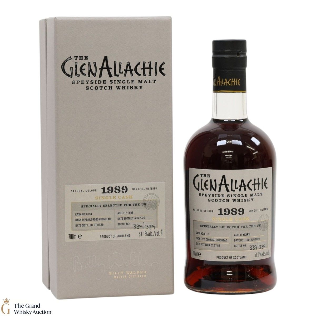 Glenallachie - 31 Year Old 1989 - Single Cask #6118 UK