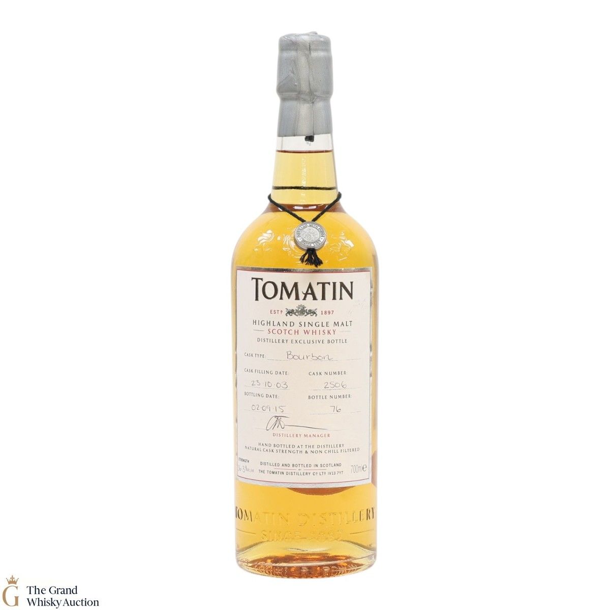 Tomatin - 2003 Bourbon Single Cask #2506 - Distillery Exclusive