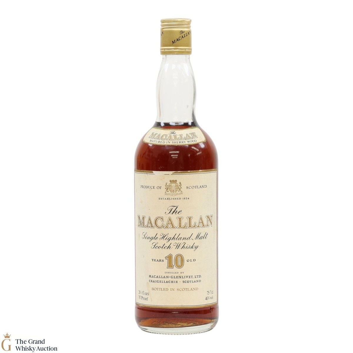 Macallan - 10 Year Old (1980s) 26 2/3 Fl Ozs