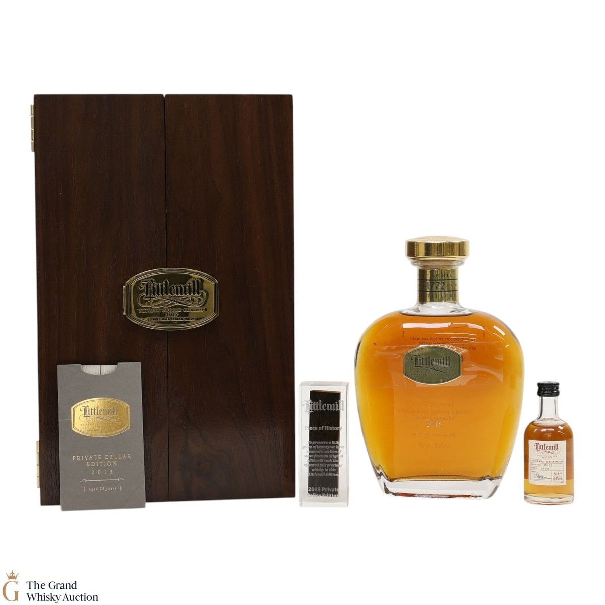 Littlemill - 25 Year Old Private Cellar Edition 2015 (75cl & 5cl)