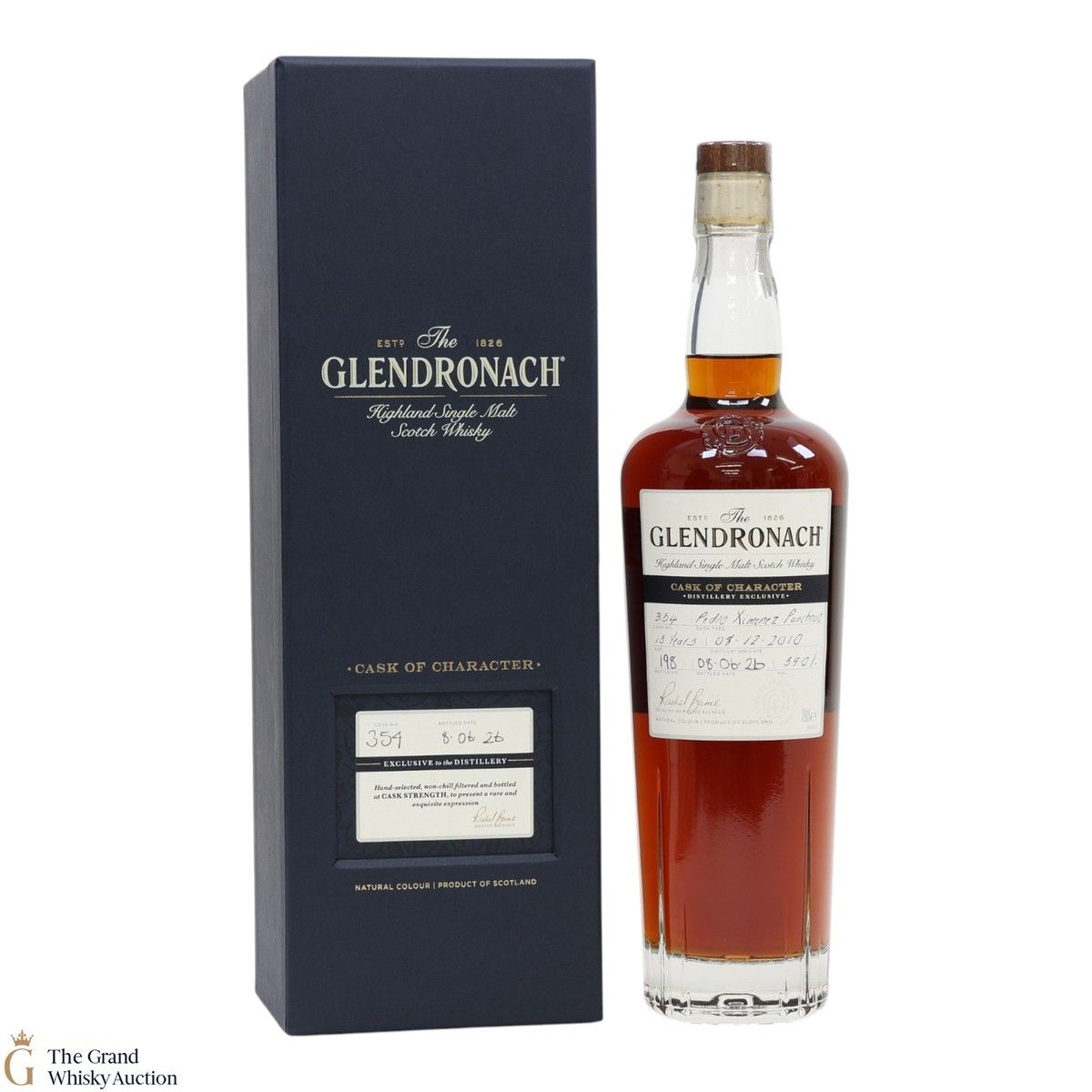 Glendronach - 15 Year Old 2010 - Cask Strength PX #354 - Distillery Exclusive
