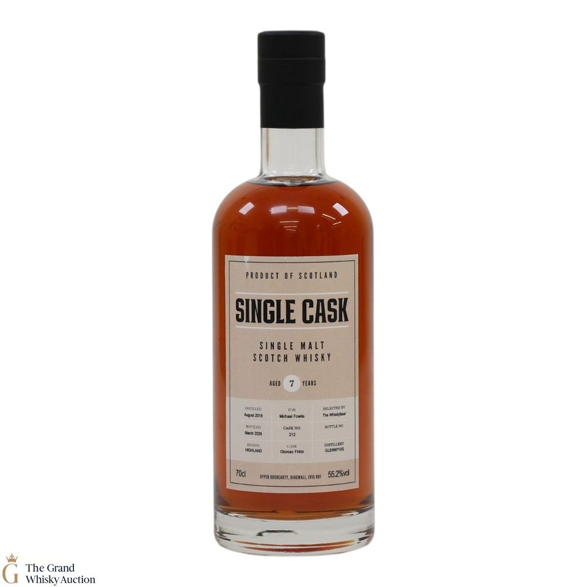 GlenWyvis - 7 Year Old 2018 - Single Oloroso Cask #212