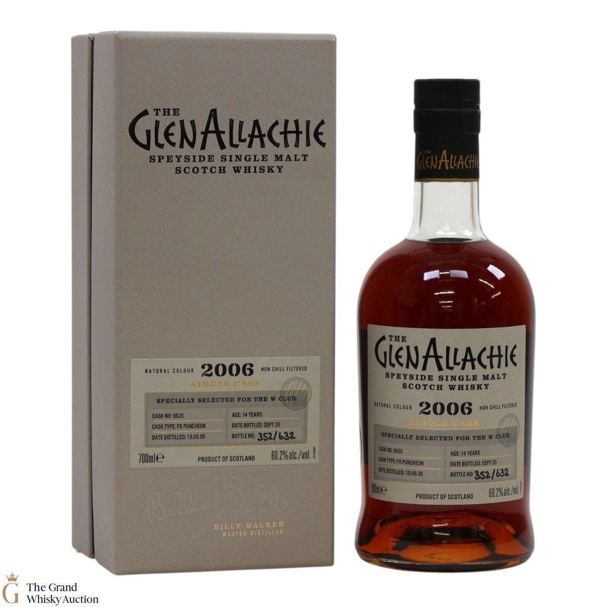Glenallachie - 14 Year Old 2006 - Cask #6620 For The W Club