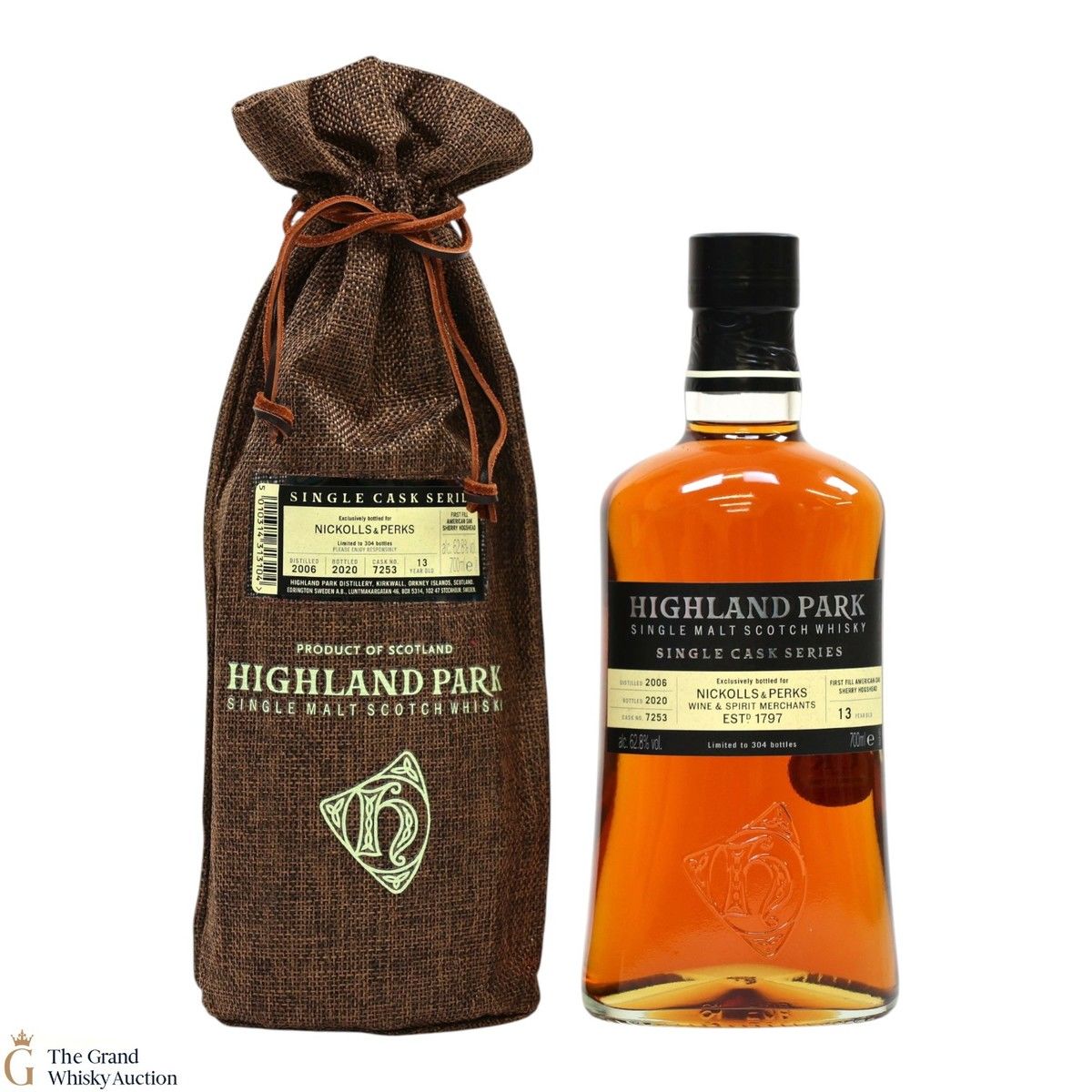 Highland Park - 13 Year Old 2006 - Single Cask Series #7253 - Nickolls & Perks 