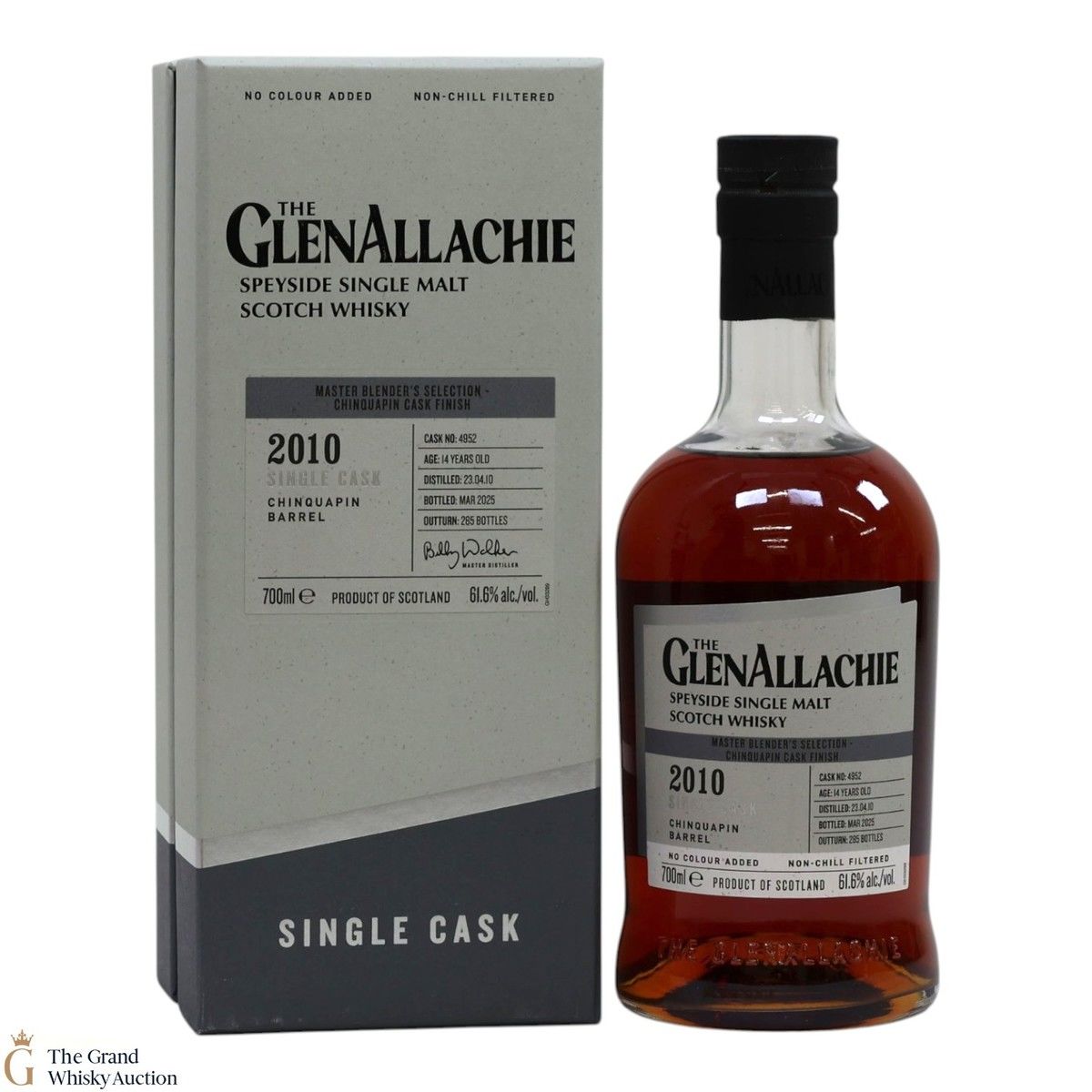 Glenallachie - 14 Year Old 2010 - Chinquapin Cask #4952