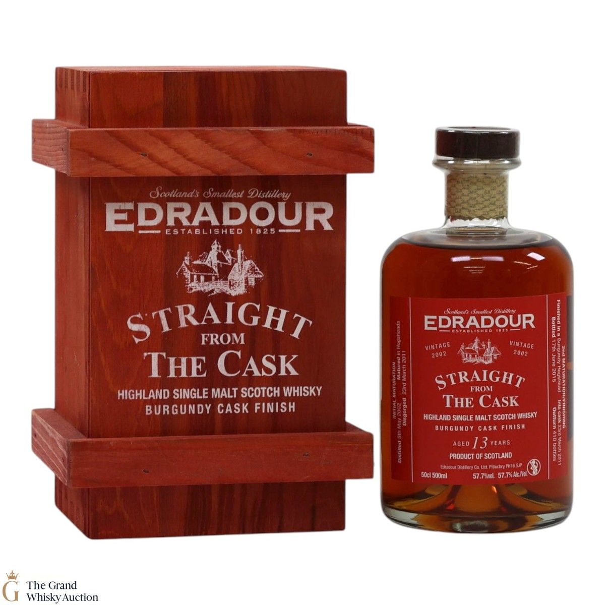 Edradour - 13 Year Old 2002 - Burgundy Cask Finish (50cl)