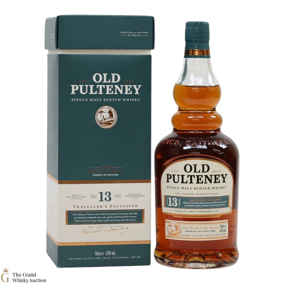 Old Pulteney - 13 Year Old - Travellers Exclusive - 1L