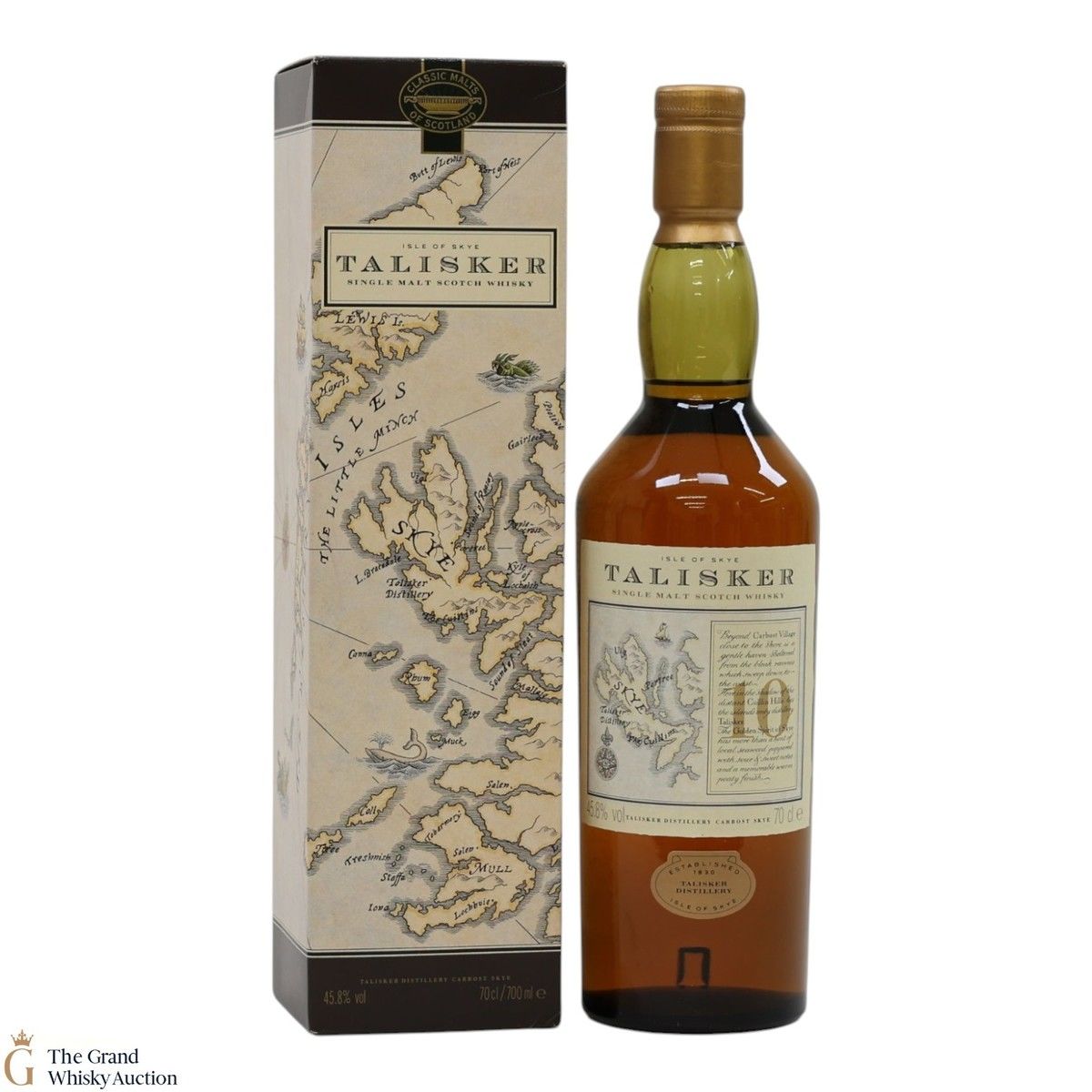 Talisker - 10 Year Old - Map Label 