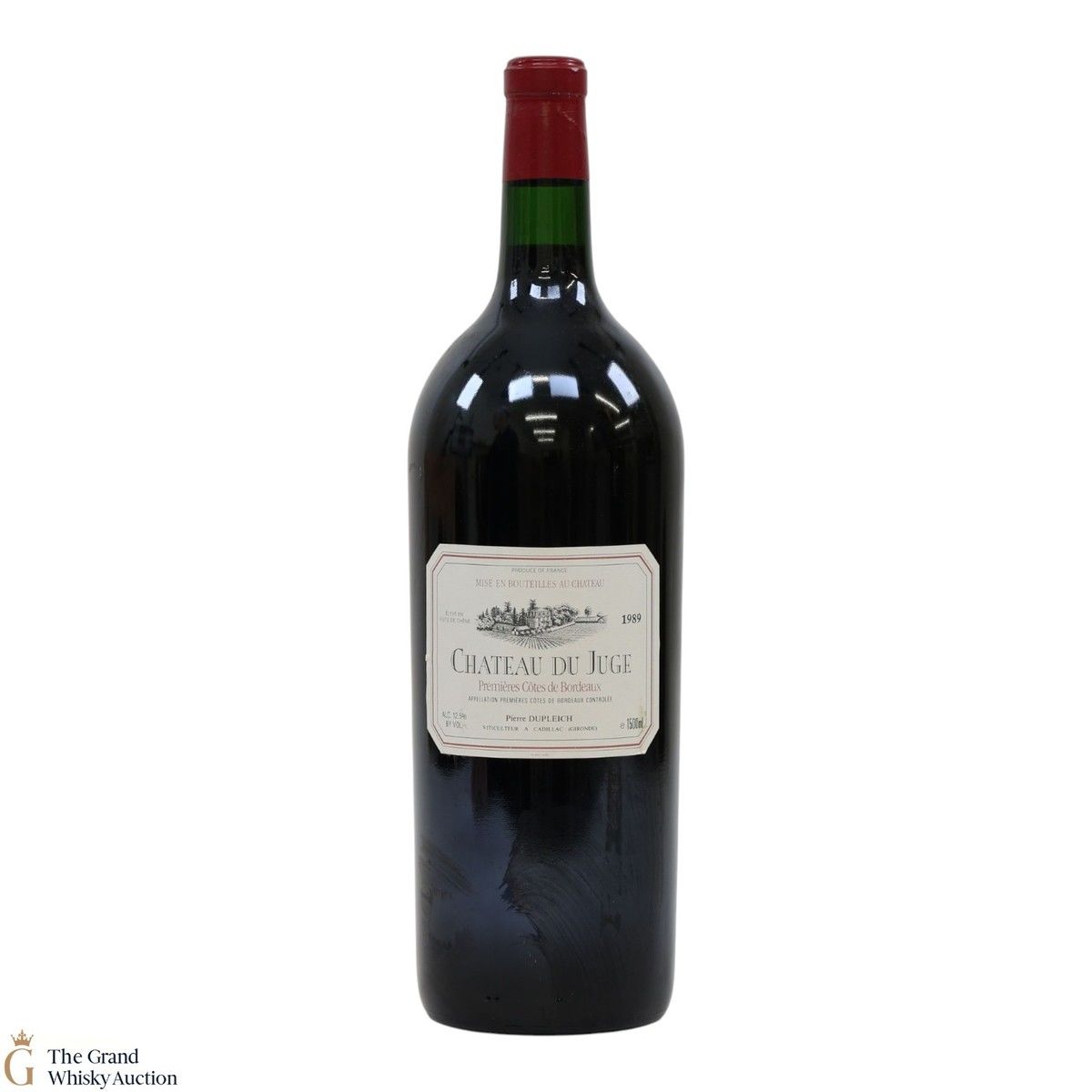 Chateau du Juge  - 1989 Premieres Cotes De Bordeaux - Red Wine (1.5L)