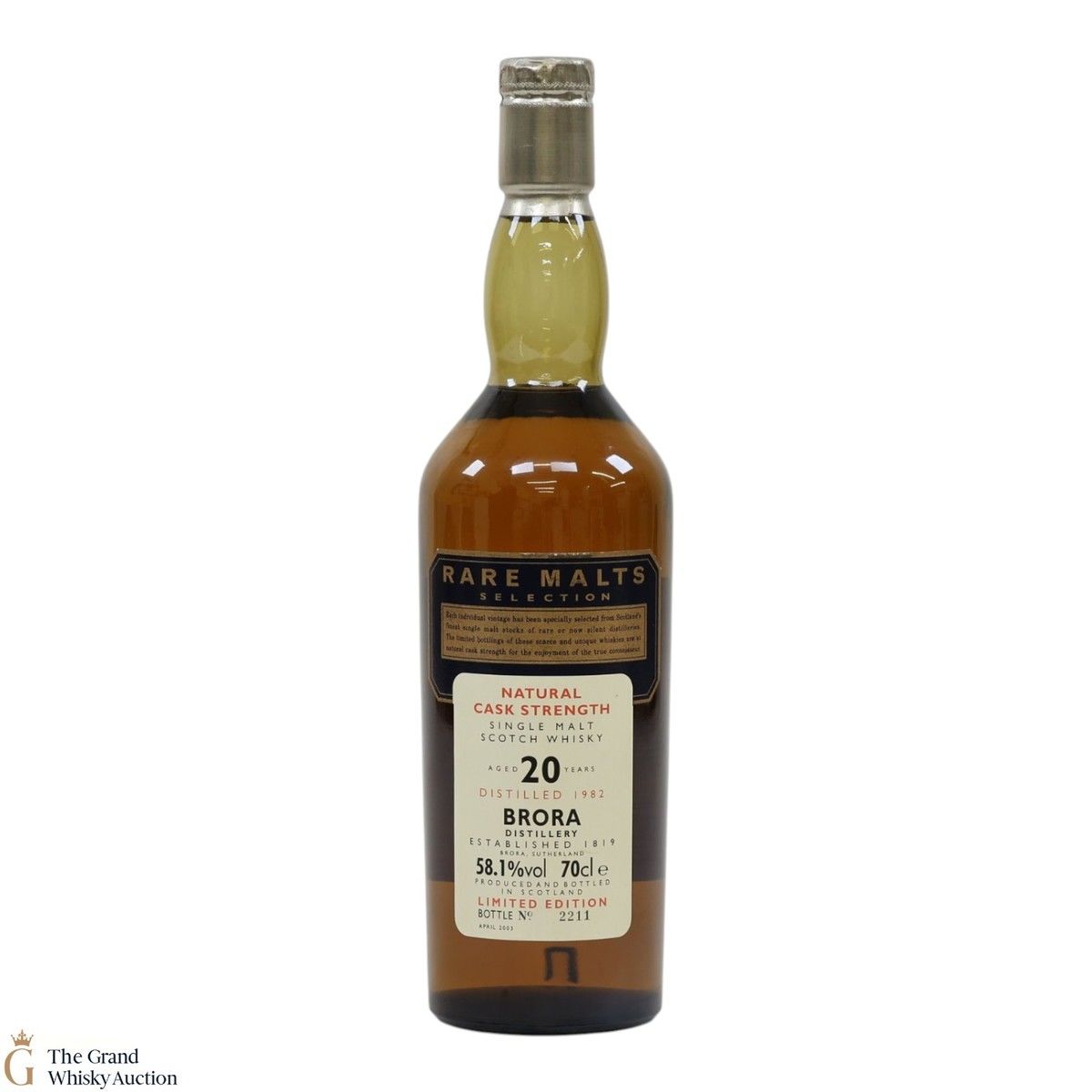 Brora - 20 Year Old 1982 - Rare Malts 58.1%