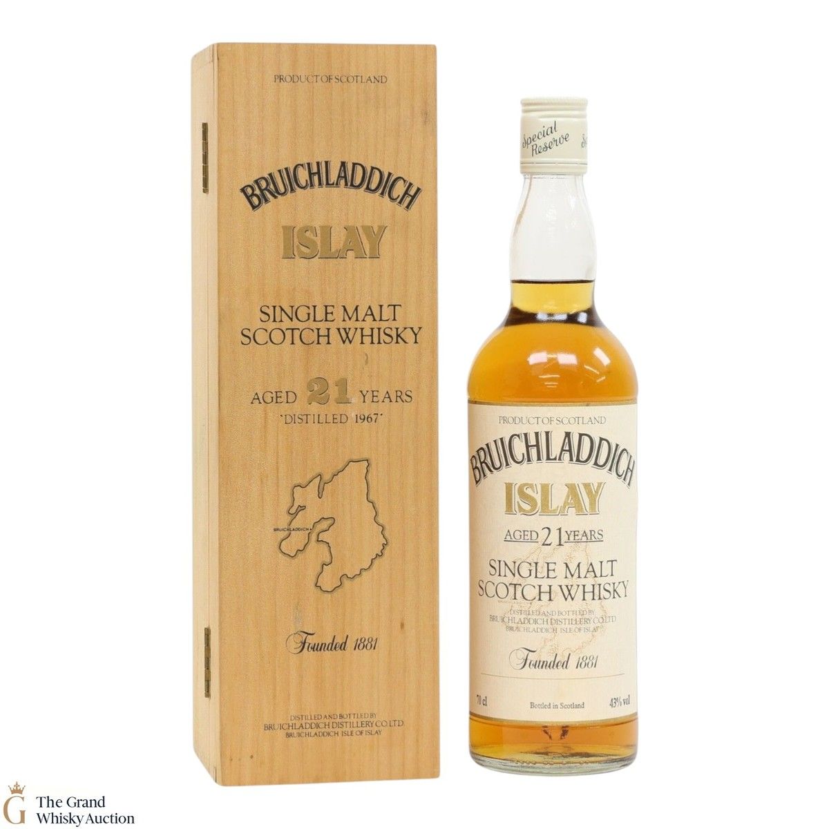 Bruichladdich - 21 Year Old 1967