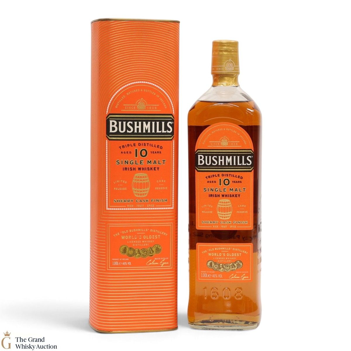 Bushmills - 10 Year Old - Sherry Cask Finish (1L) 