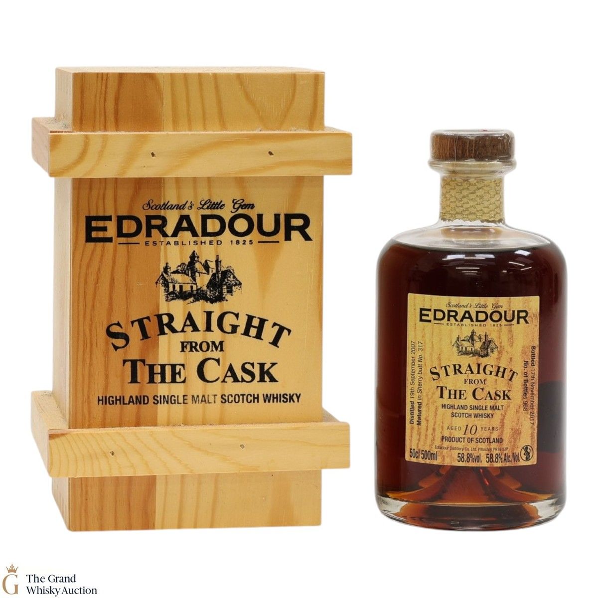Edradour - 10 Year Old - Straight from the Cask - Sherry Cask (50cl)
