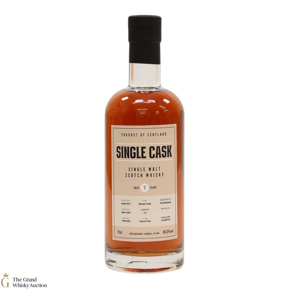 GlenWyvis - 7 Year Old 2018 - Single Oloroso Cask #212