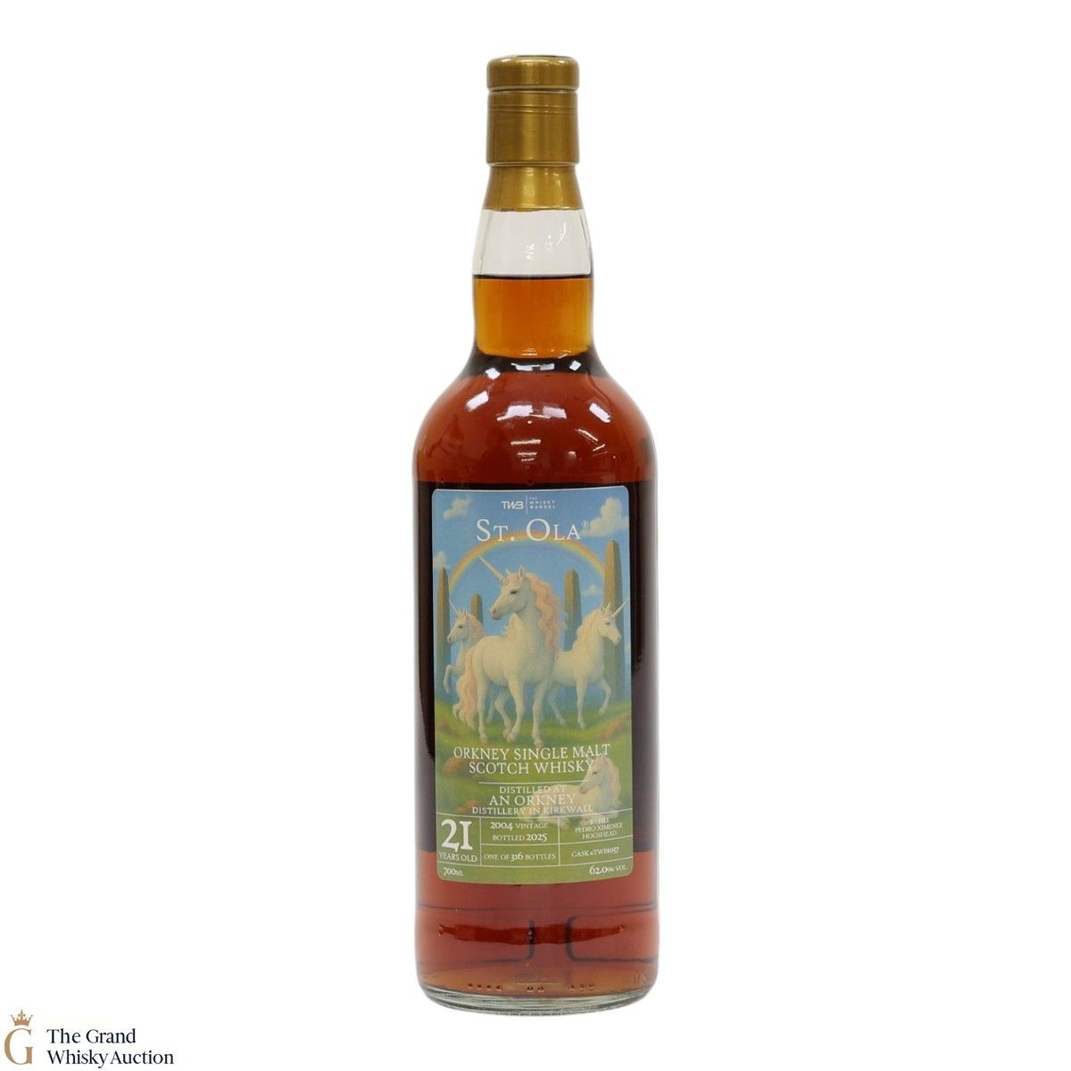 St. Ola - 21 Year Old 2004 - Pedro Ximénez Cask - The Whisky Barrel